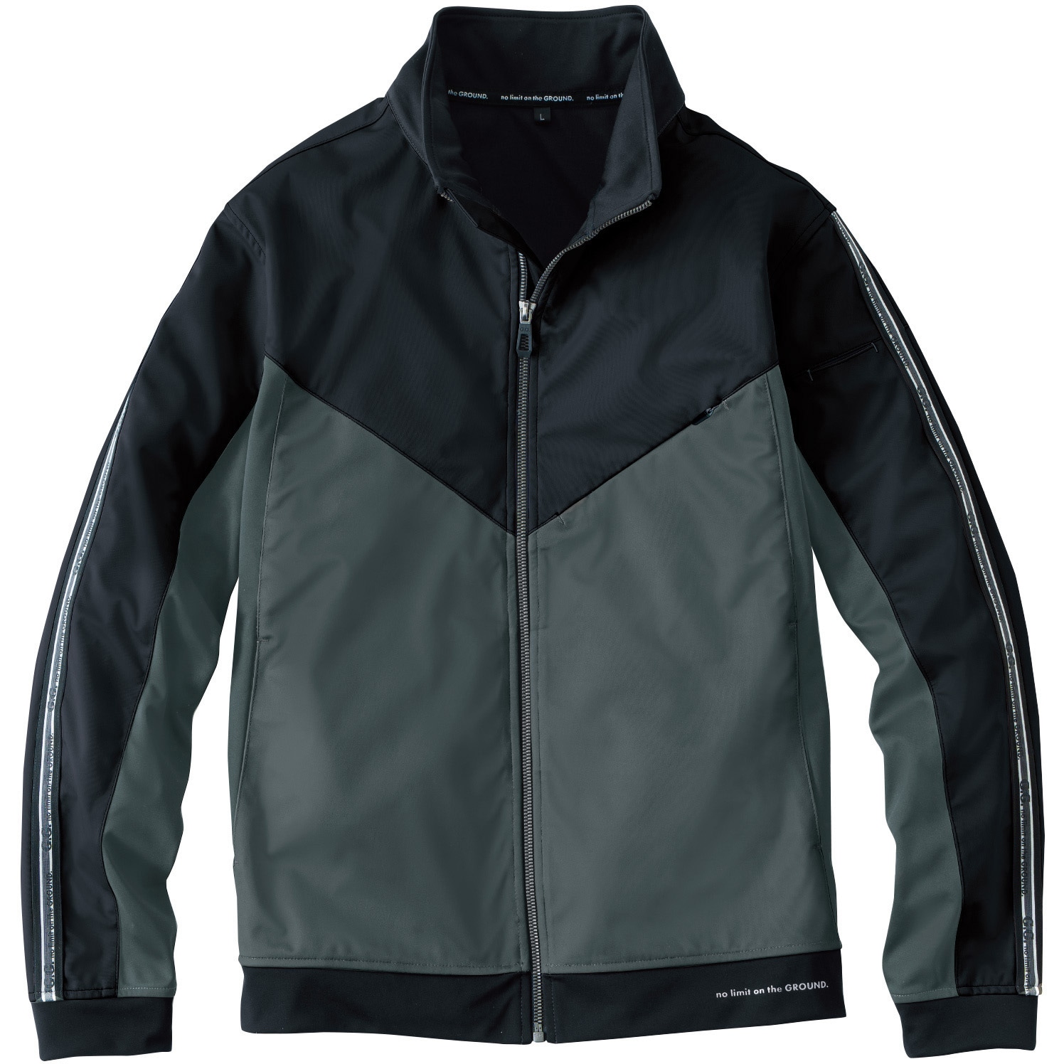 7474-00 防風ストレッチ軽防寒ブルゾン G.G ポリエステル100