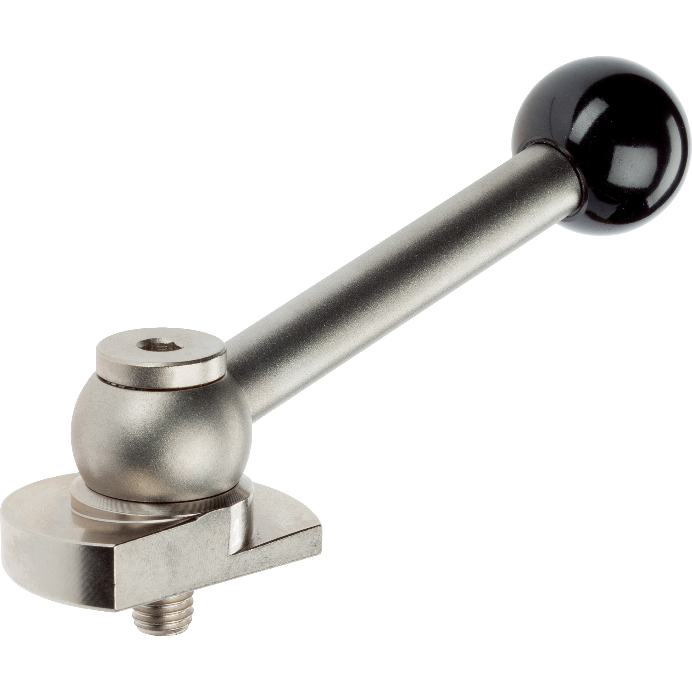 22260.0251 クランピング・キャッチ/クランプ・レバー付、レバーの位置可変、斜面上向き/ステンレス鋼1.4305(SUS303相当)、ニッケルメッキ 1個 Roemheld Halder(ロームヘルド・ハルダー) 【通販モノタロウ】 23,786円