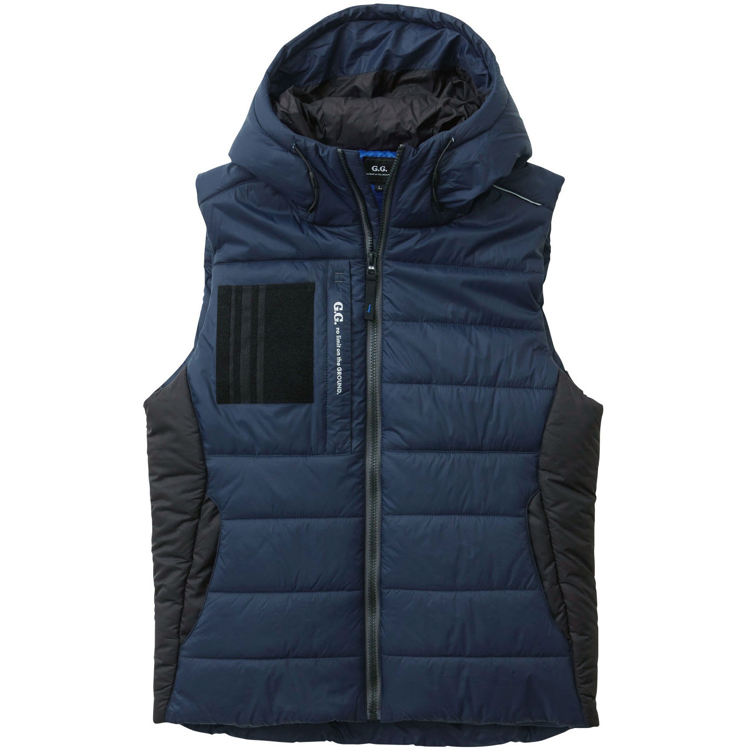 0024-06 防寒ベスト G.G サイズM着丈64cm  0024-06