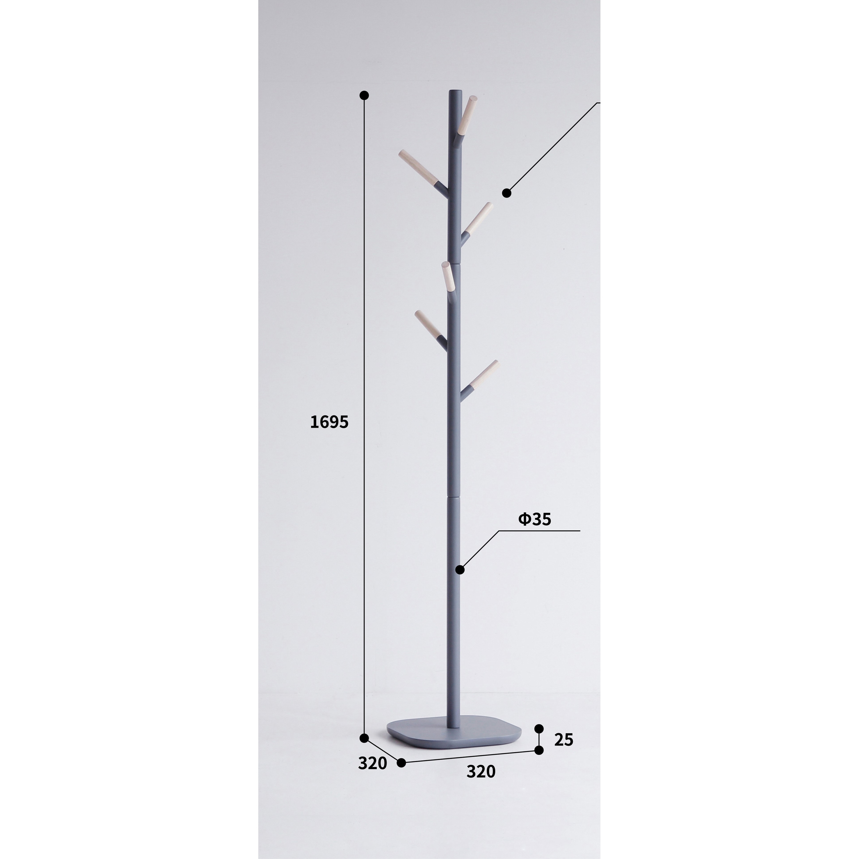 小泉産業 ポールハンガー・収納　スペースエイジ ポストモダン オレンジ small20230907_151943.jpg