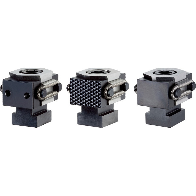 23250.0514 テーパー・ダブルクランプ、M12/口金、セレーション付、固定用ねじ穴付 1個 Roemheld Halder(ロームヘルド・ハルダー) 【通販モノタロウ】