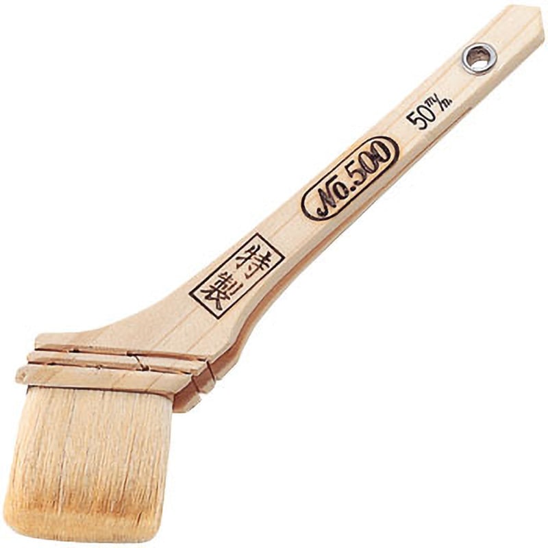 60mm 白中長毛 別誂 #500 特製 好川産業 刷毛 筋違 刷毛幅60mm