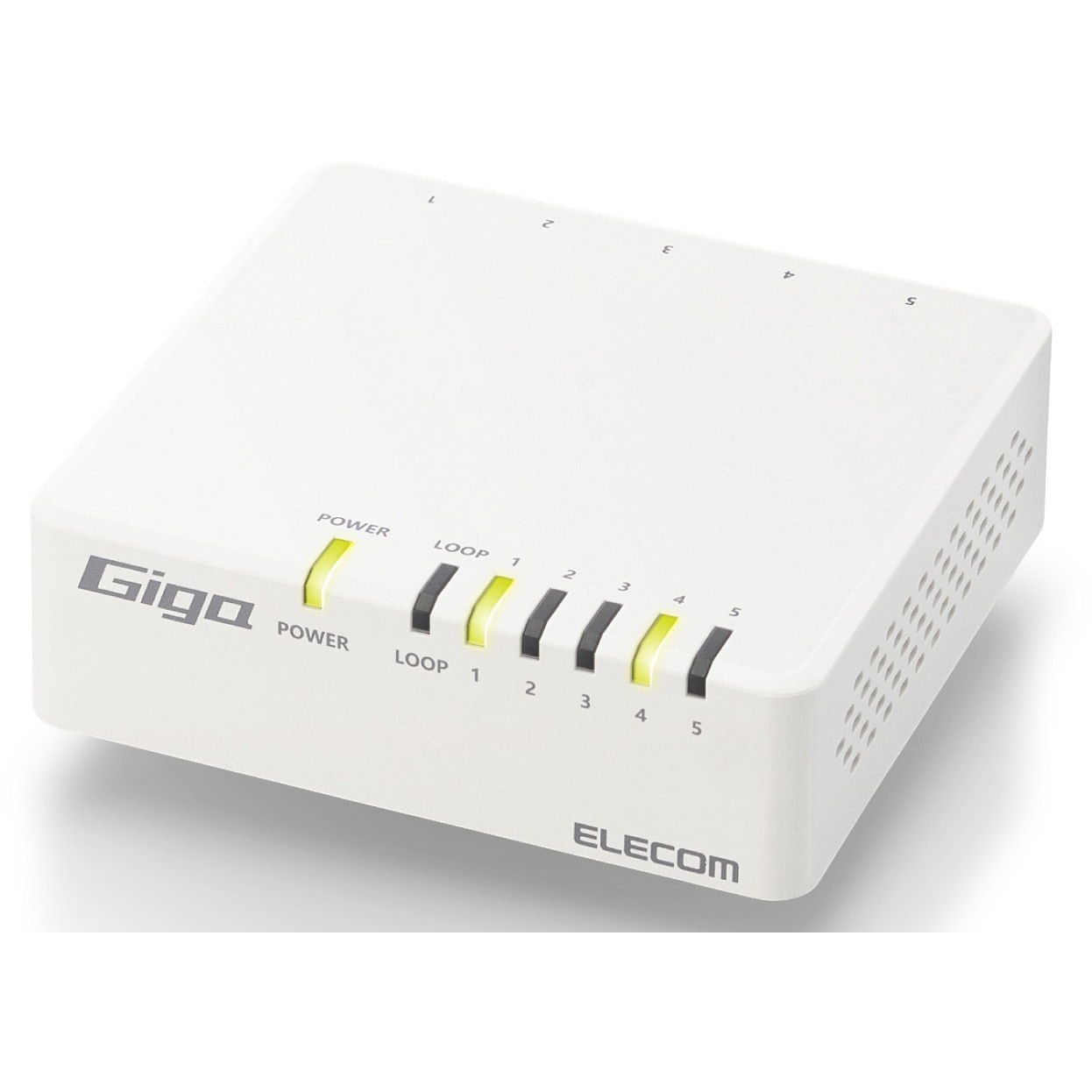 EHC-G05PA4-W スイッチングハブ LANハブ 5ポート Giga対応 