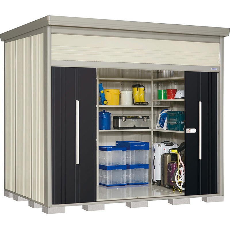 JN-2919N Mr.トールマン JN-2919 TAKUBO(タクボ/田窪工業所) ナイトブラック色 引き戸 一般型/標準型 間口2900mm奥行1922mm高さ2570mm