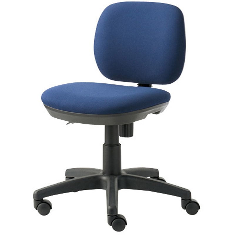 KC-JF60SL BL JFチェア(組立サービス付き) プラス[家具] キャスターあり 別売 ブルー色 高さ708～813mm幅580mm奥行584mm  KC-JF60SL BL