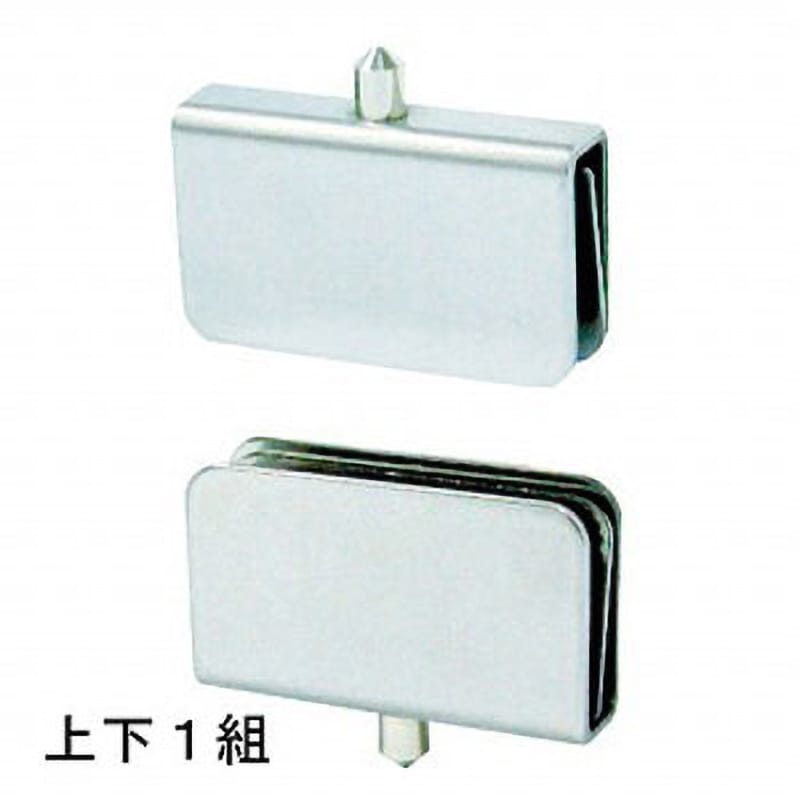 71100 A型1号硝子蝶番 スリーナイン島野 #400 適合サイズ(最大硝子