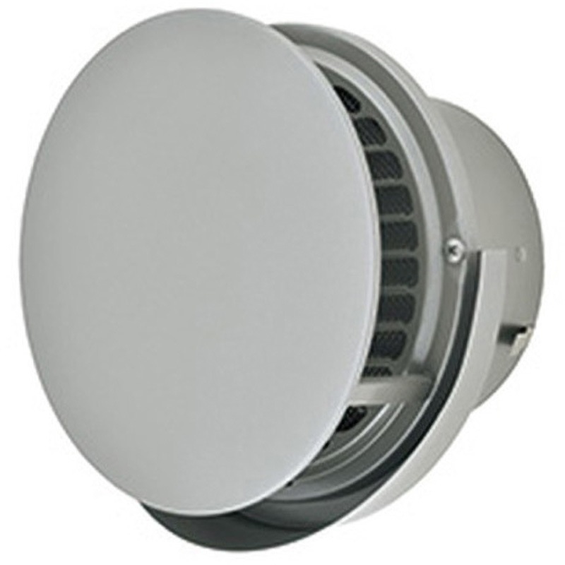 AT-175TUWSJ5-5M SUS製 丸形防風板付ベントキャップ 縦ギャラリ 網5M ワイド水切 1個 メルコエアテクノロジー(旧:メルコエアテック) 【通販モノタロウ】