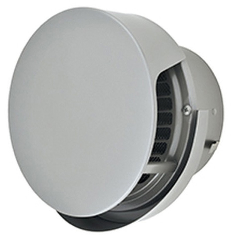 AT-125TCWSJD5 SUS製 丸形防風板付ベントキャップ 縦ギャラリ 網10M FD72度 覆い付 ワイド水切 1個 メルコエアテクノロジー(旧:メルコエアテック) 【通販モノタロウ】