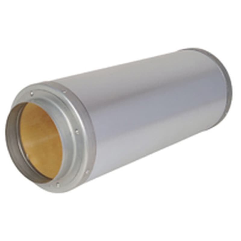 AT-100SS 鋼板 ストレートサイレンサー 中間取付形 メルコエアテクノロジー(旧:メルコエアテック) 1個 AT-100SS