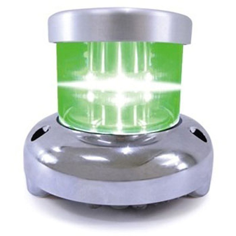 MFG-2A LEDフラッシュライト(DC12～24V用 50W) マリンテック 緑色 1台