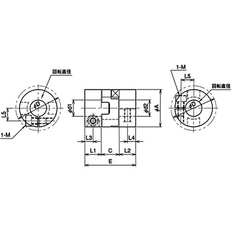 CCZ-35-13-14 スーパーゼロオルダムカップリング CCZ-35シリーズ 
