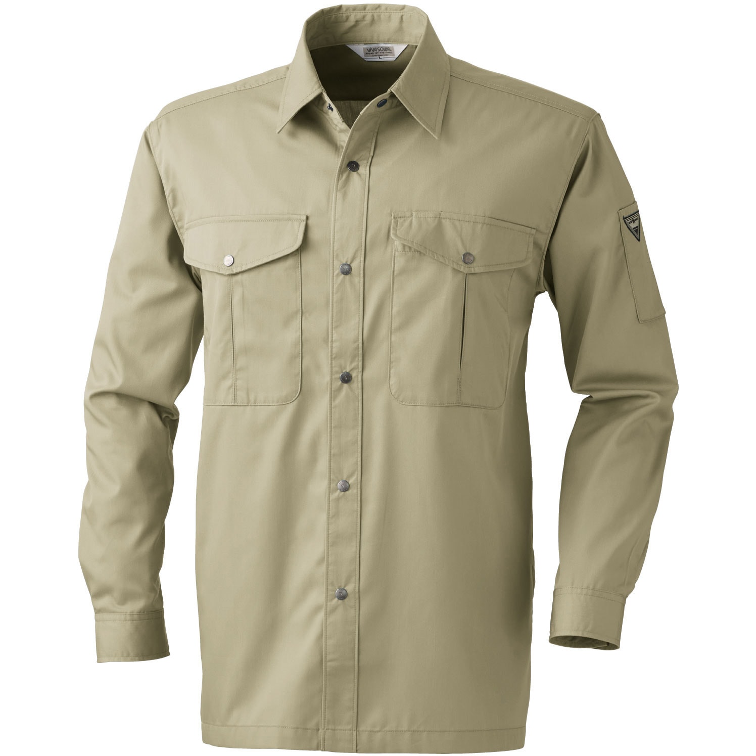 455 VA455 長袖シャツ 桑和 混率(%):綿35  ポリエステル65 サイズ6L着丈79cm