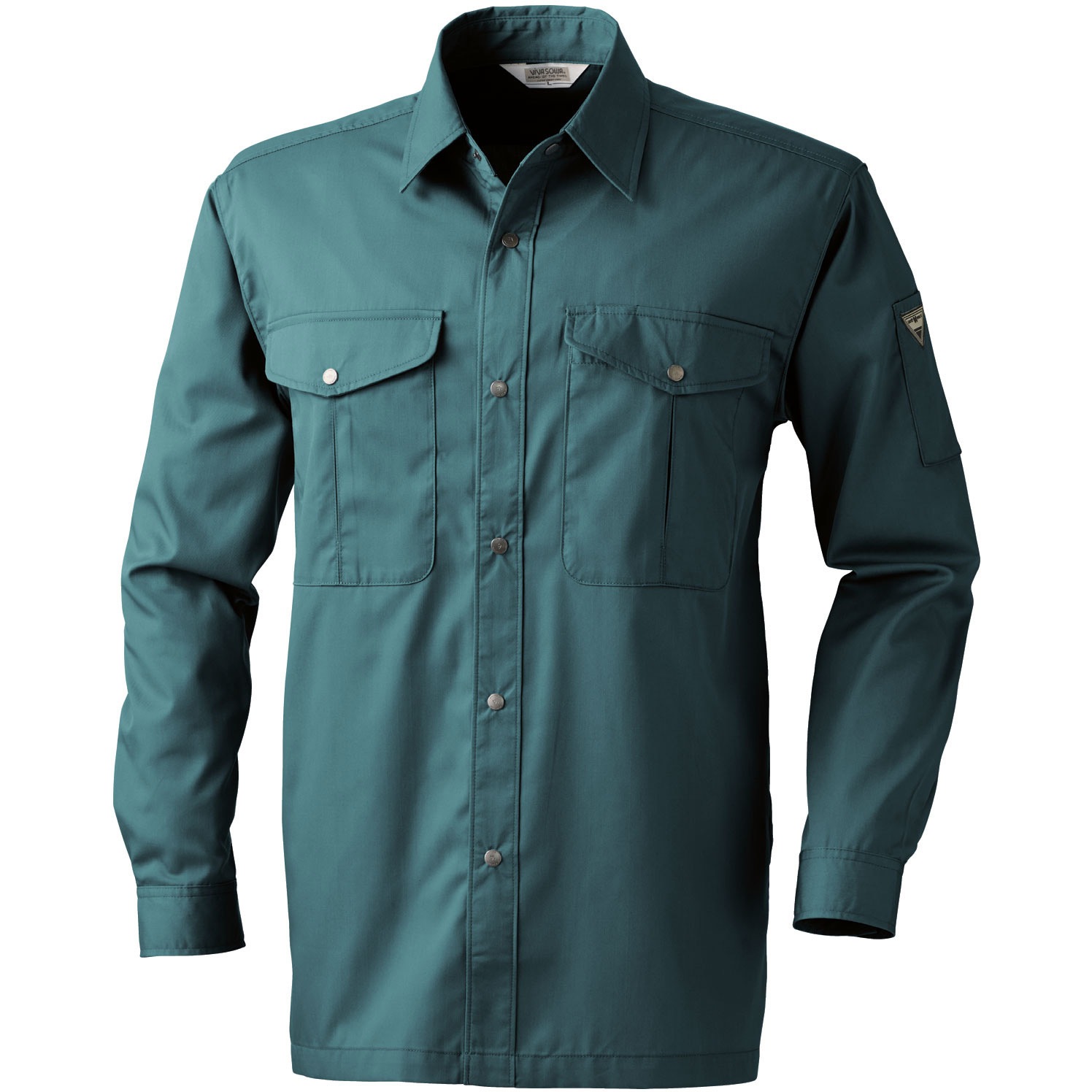 455 VA455 長袖シャツ 桑和 混率(%):綿35 ポリエステル65 サイズL