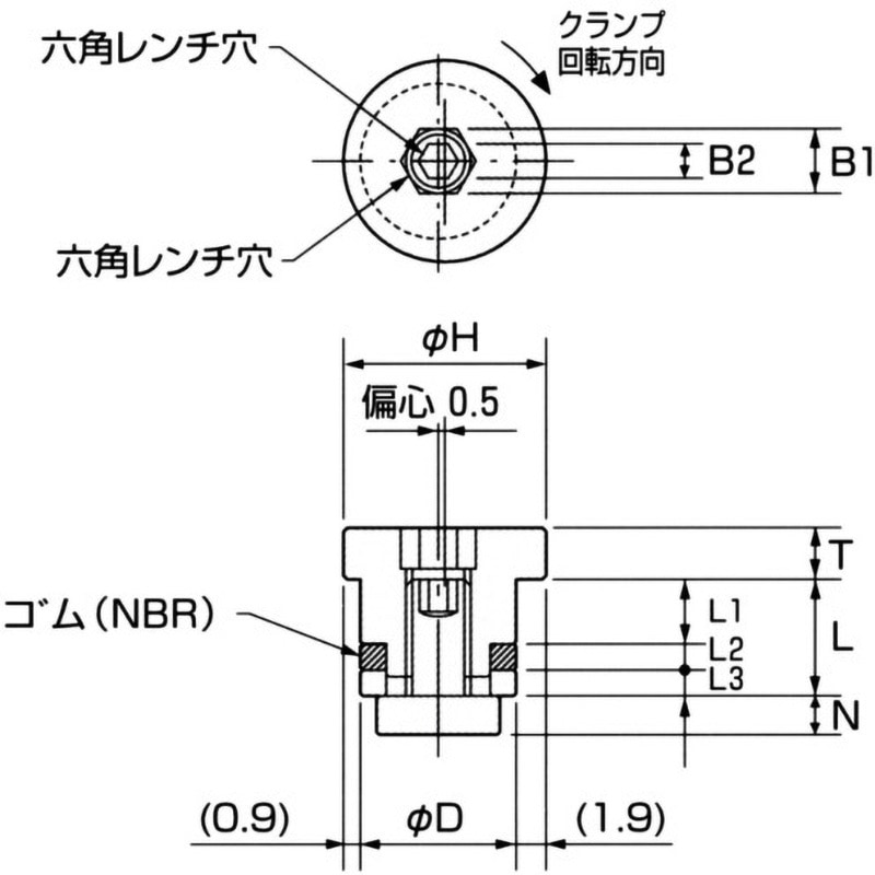 LLT3.5 リニアロック LLT 1個 インフォム 【通販モノタロウ】