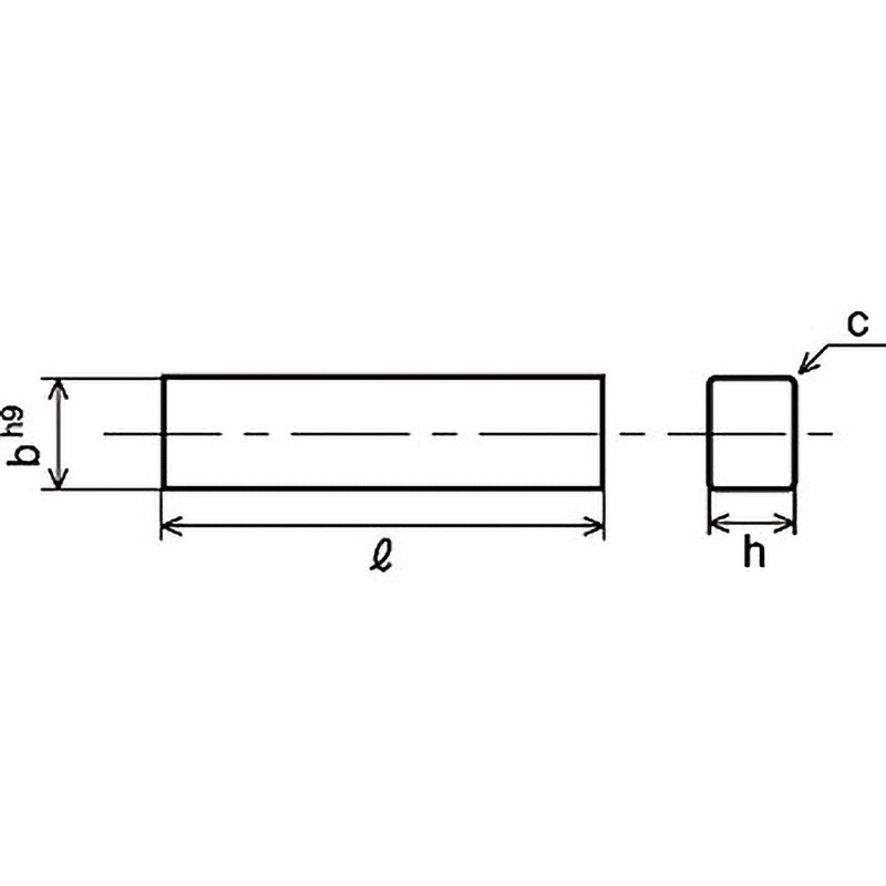 C04030 両角キー セイキ製作所 S50C製 長さ30mm幅4mm高さ4mm - 【通販