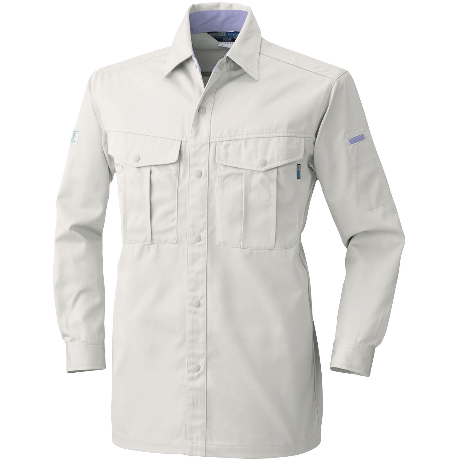 4225 EC4225 長袖シャツ 桑和 サイズ6L着丈79cm 4,639円