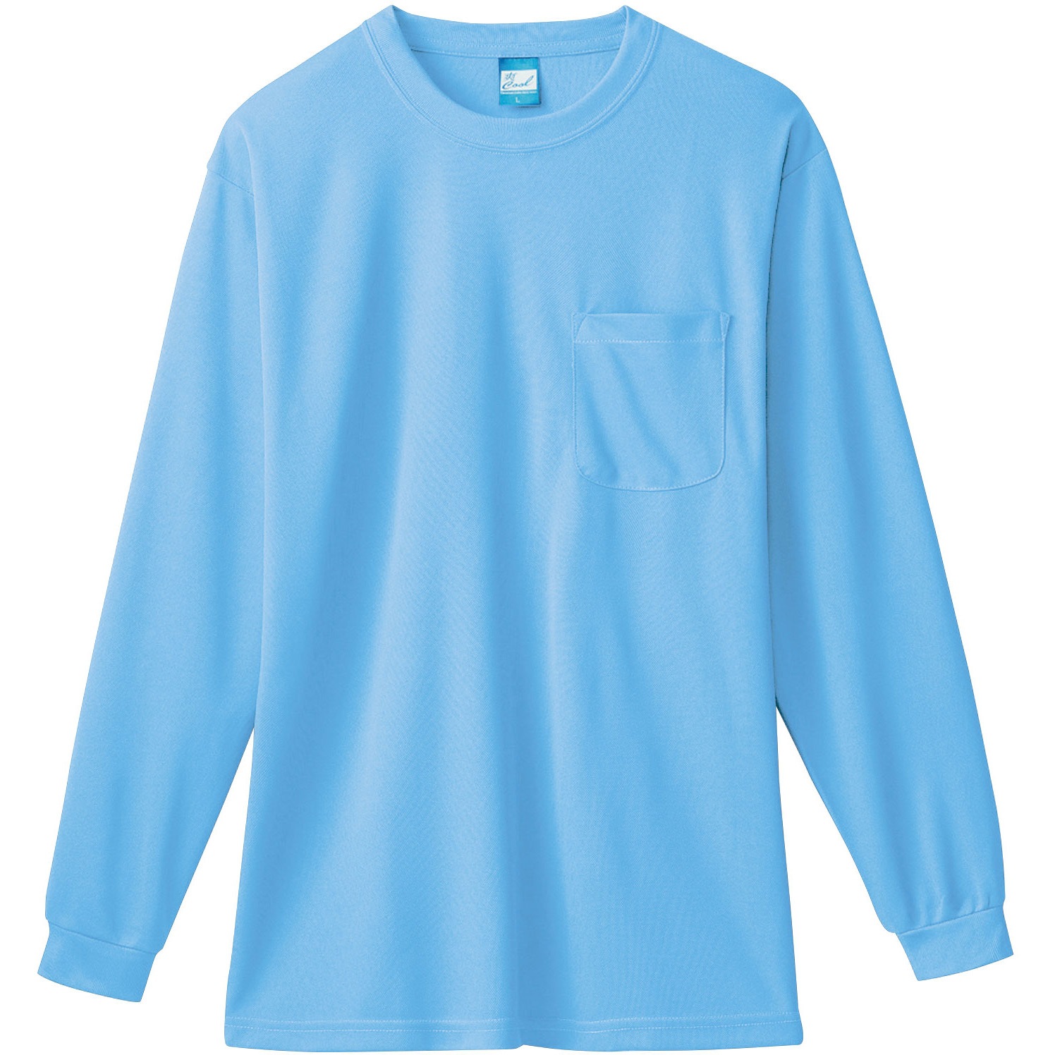 50122 50122 長袖Tシャツ(胸ポケット付き) 桑和 混率ポリエステル100 