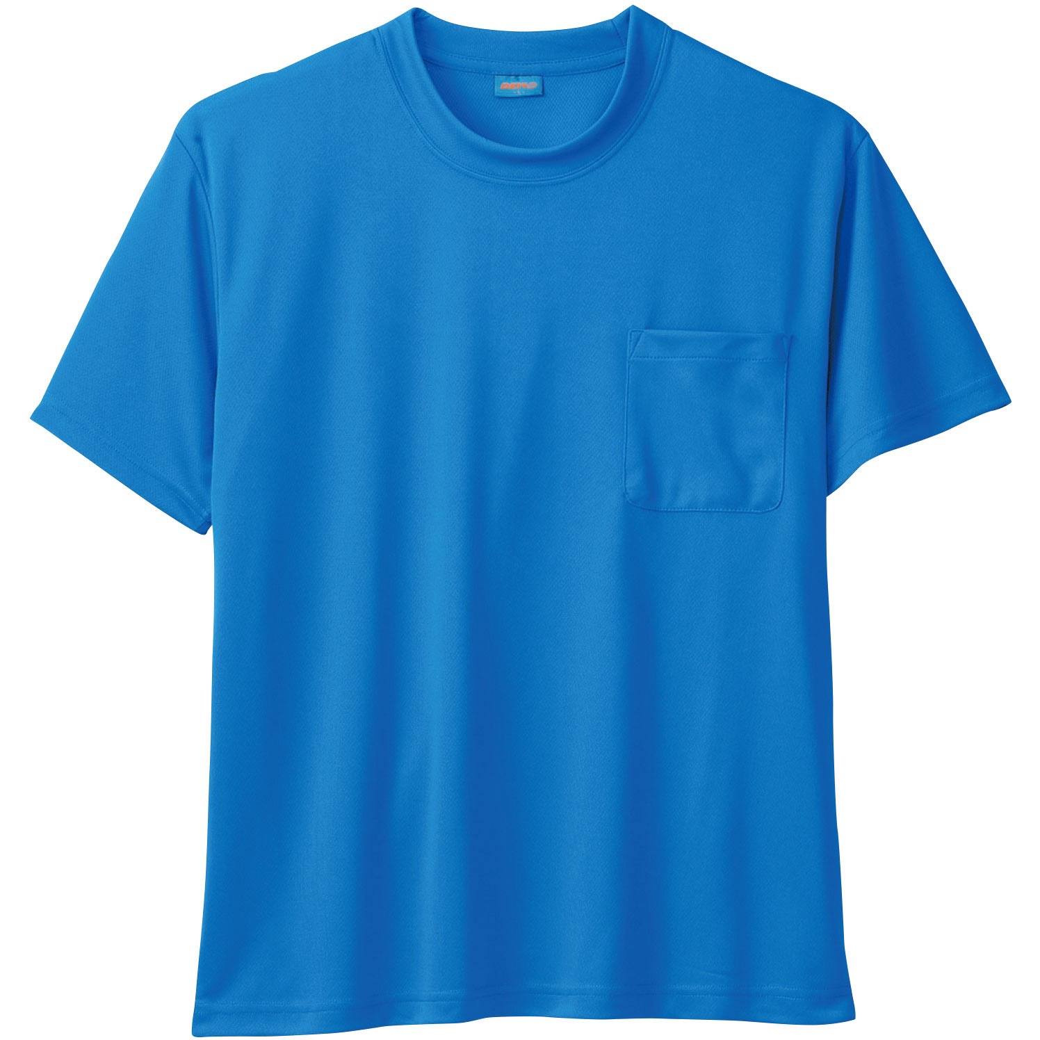 あおちゃ 50381 50381 半袖Tシャツ(胸ポケット付き) 桑和 ブルー色 サイズS