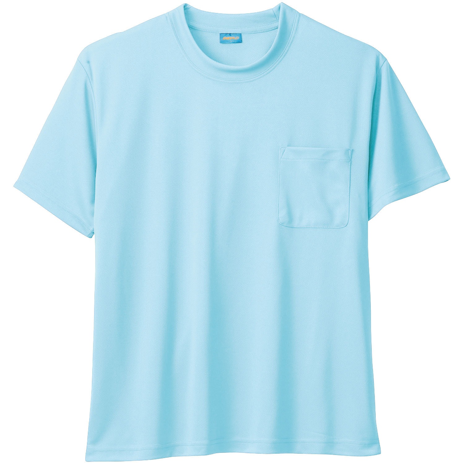 50381 50381 半袖Tシャツ(胸ポケット付き) 桑和 サックス色