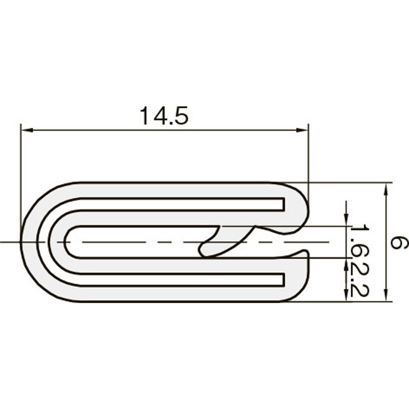 ☆m販売☆75-16-B-3T-L59　トリム（対応板厚0.8〜2.4mm）長さ59mカット品　岩田製作所（IKS） 75-16-B-5T-L2 ｜ 機械部品・FA部品の通販岩田製作所