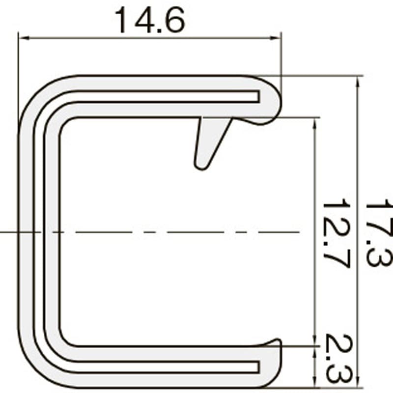 岩田製作所（IKS） ［62-08-B-5T-L53］ トリム 6208B5TL53 ポイント5倍 ☆m販売☆62-08-B-5T-L53 トリム（対応板厚0.4〜1.6
