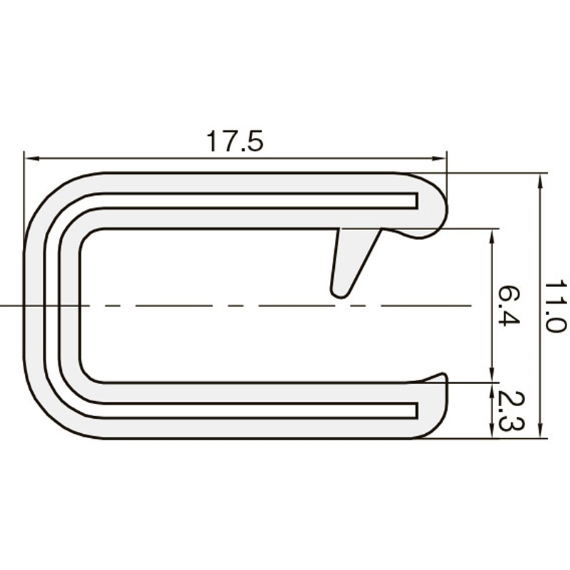 ☆m販売☆1375-64-B-5T-L69　トリム（対応板厚3.2〜7.0mm）長さ69mカット品　岩田製作所（IKS） 1375-64-B-3T-L69 トリム 1375シリーズ(B-3T) 岩田製作所 適合板厚6.0