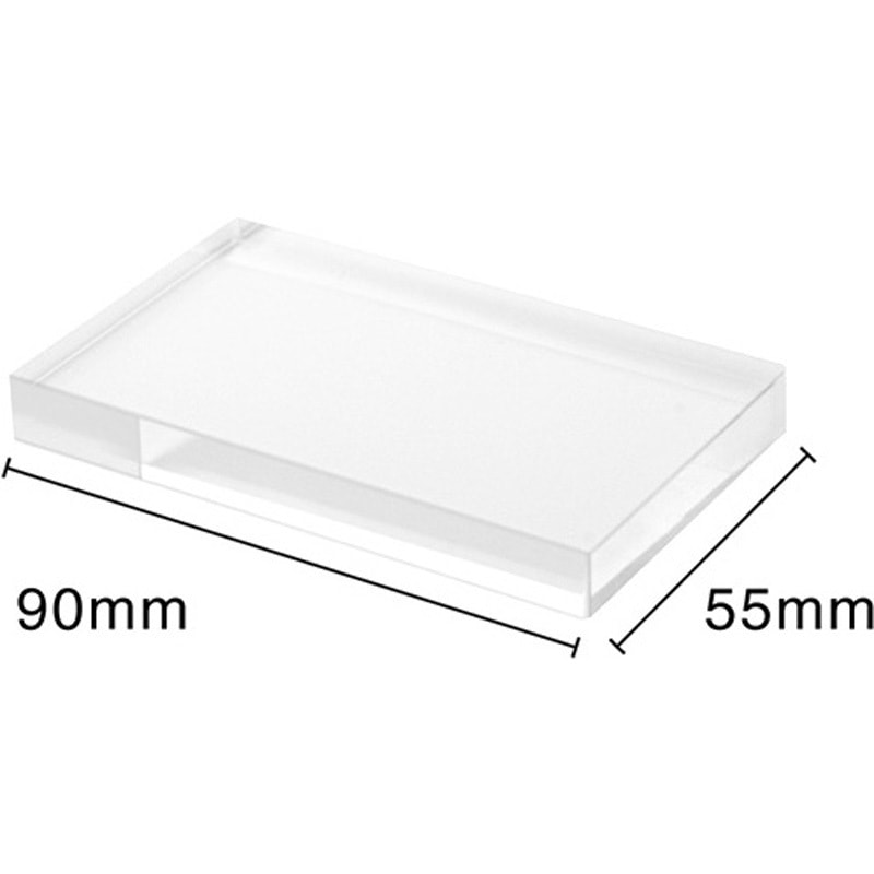 59457XXX アクリルブロック 友屋 名刺サイズ 1個 59457XXX