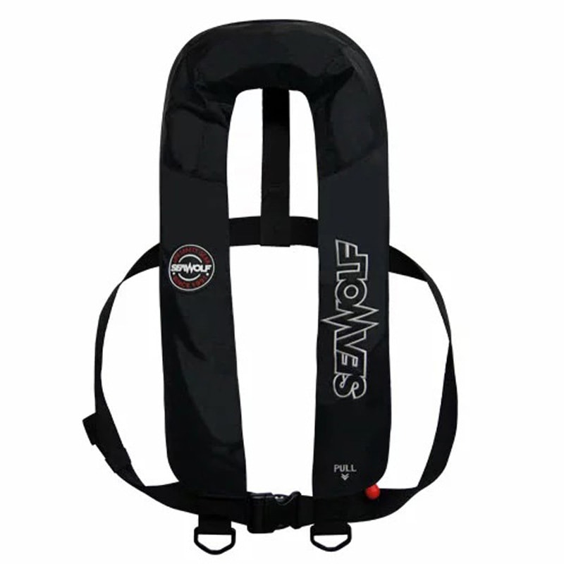 最終値下げ　ブルーストーム　ライフジャケット　首掛け式 ライフジャケット 首掛けタイプ シーウルフマリン 救命胴衣・ライフ