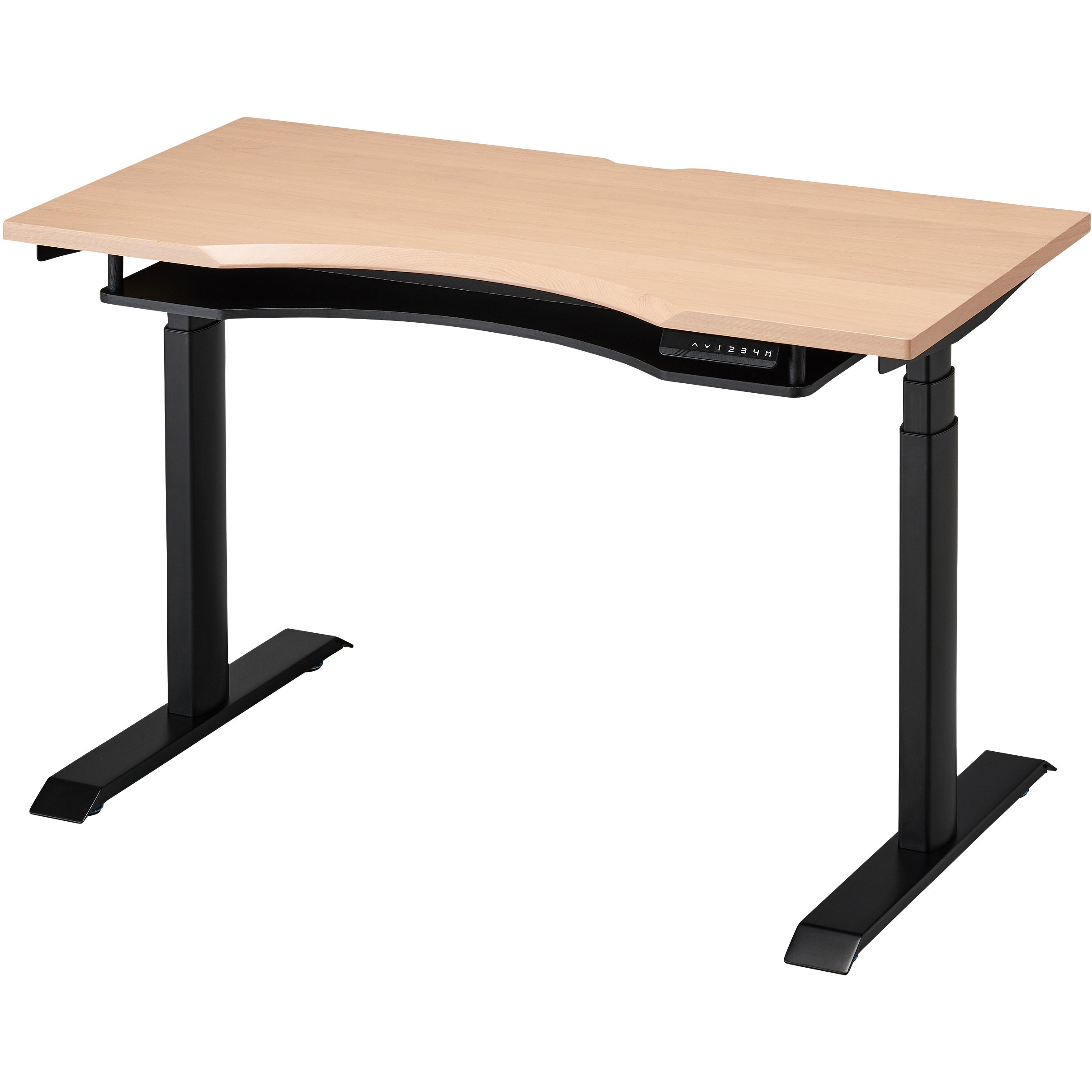 KWD-313MOBK ULTAGE 電動昇降デスク 幅120cm 木製 コイズミファニテック 奥行680mm高さ630～1280mm  KWD-313MOBK