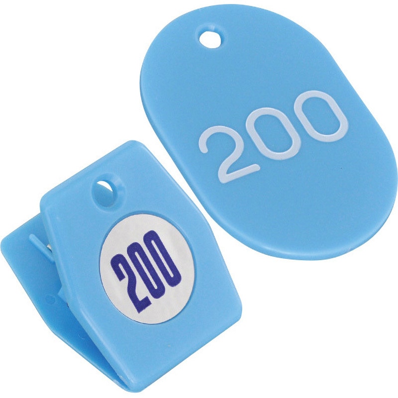 56801SBL スチロールクロークチケットA型 友屋 空色  1組 56801SBL