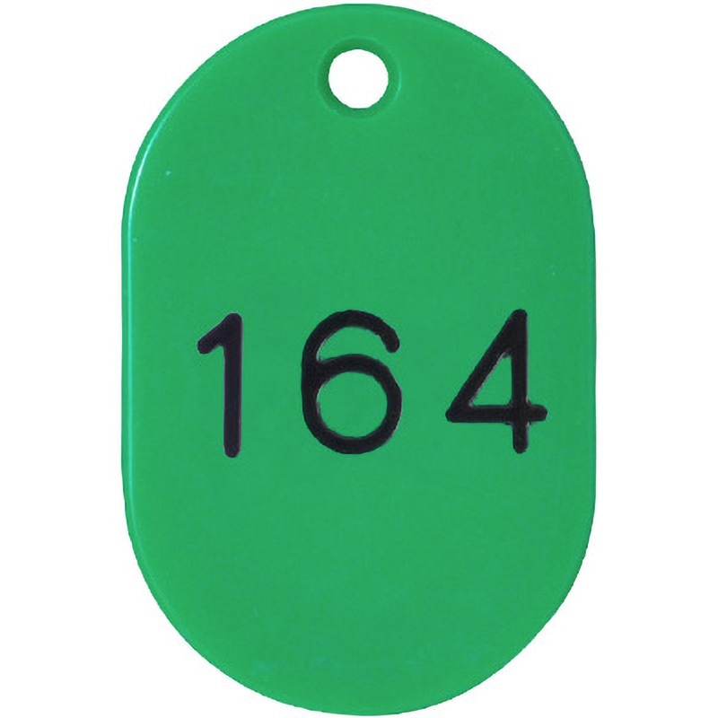 56804GRN スチロール番号札 友屋 セット内容101～200 グリーン 緑色  1組 56804GRN