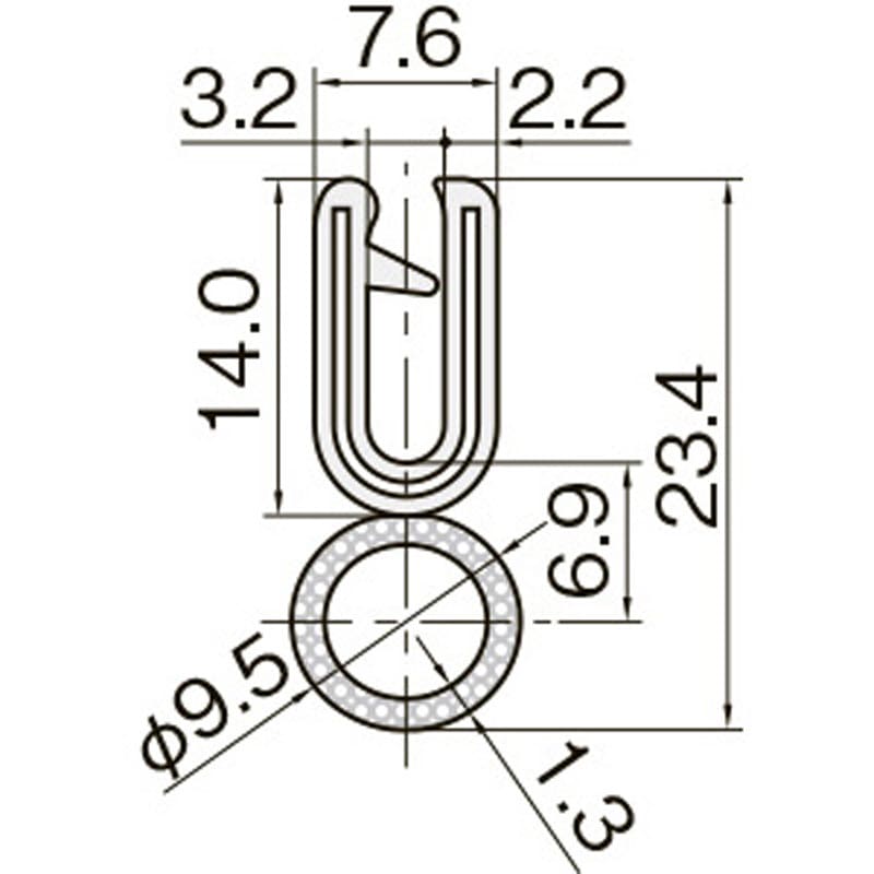 3100-B-3X32CT-L1 トリムシール3100-Cシリーズ メーターカット品