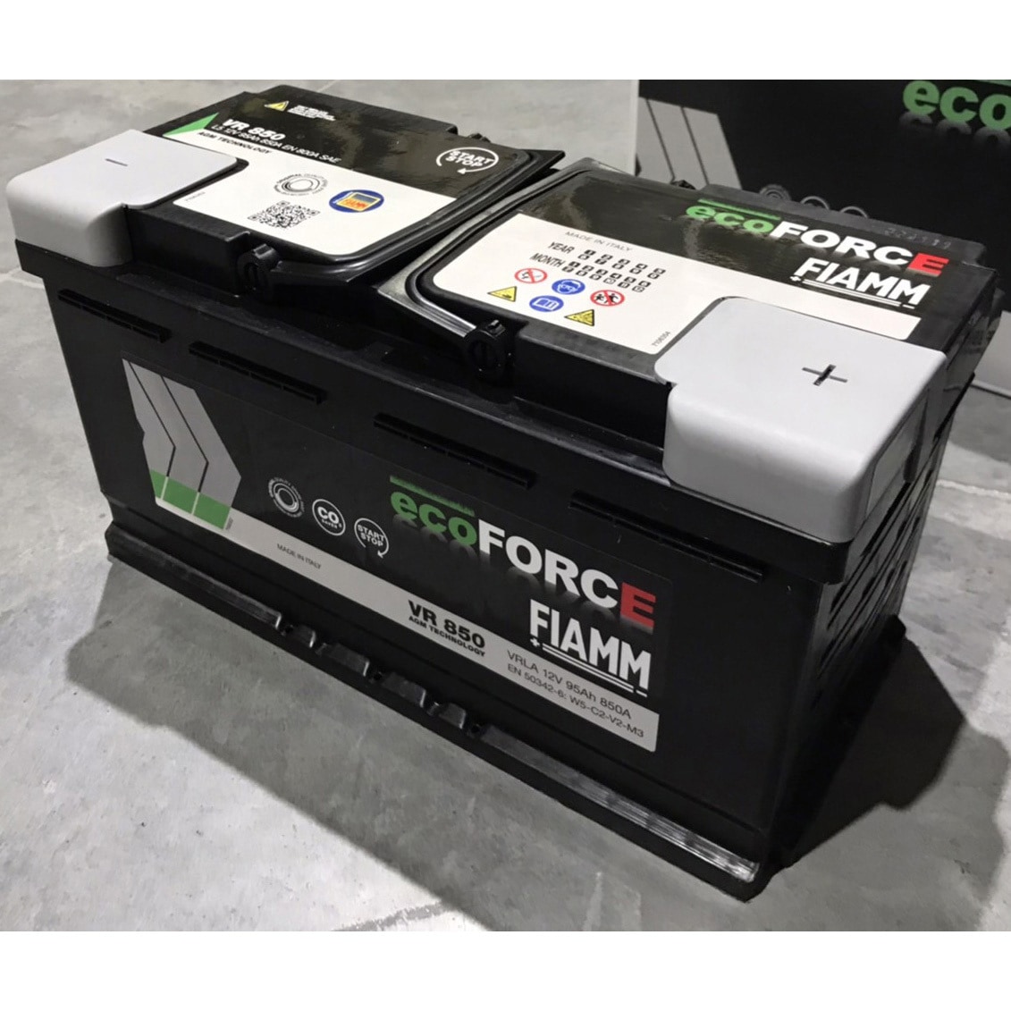 VR850 アイドリングストップ欧州車用バッテリー 1個 FIAMM(フィアム