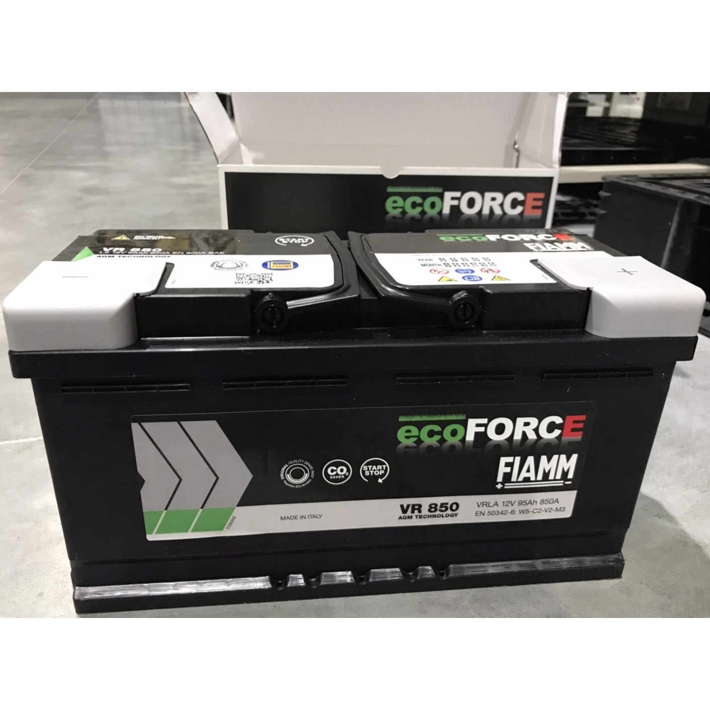VR850 アイドリングストップ欧州車用バッテリー 1個 FIAMM(フィアム