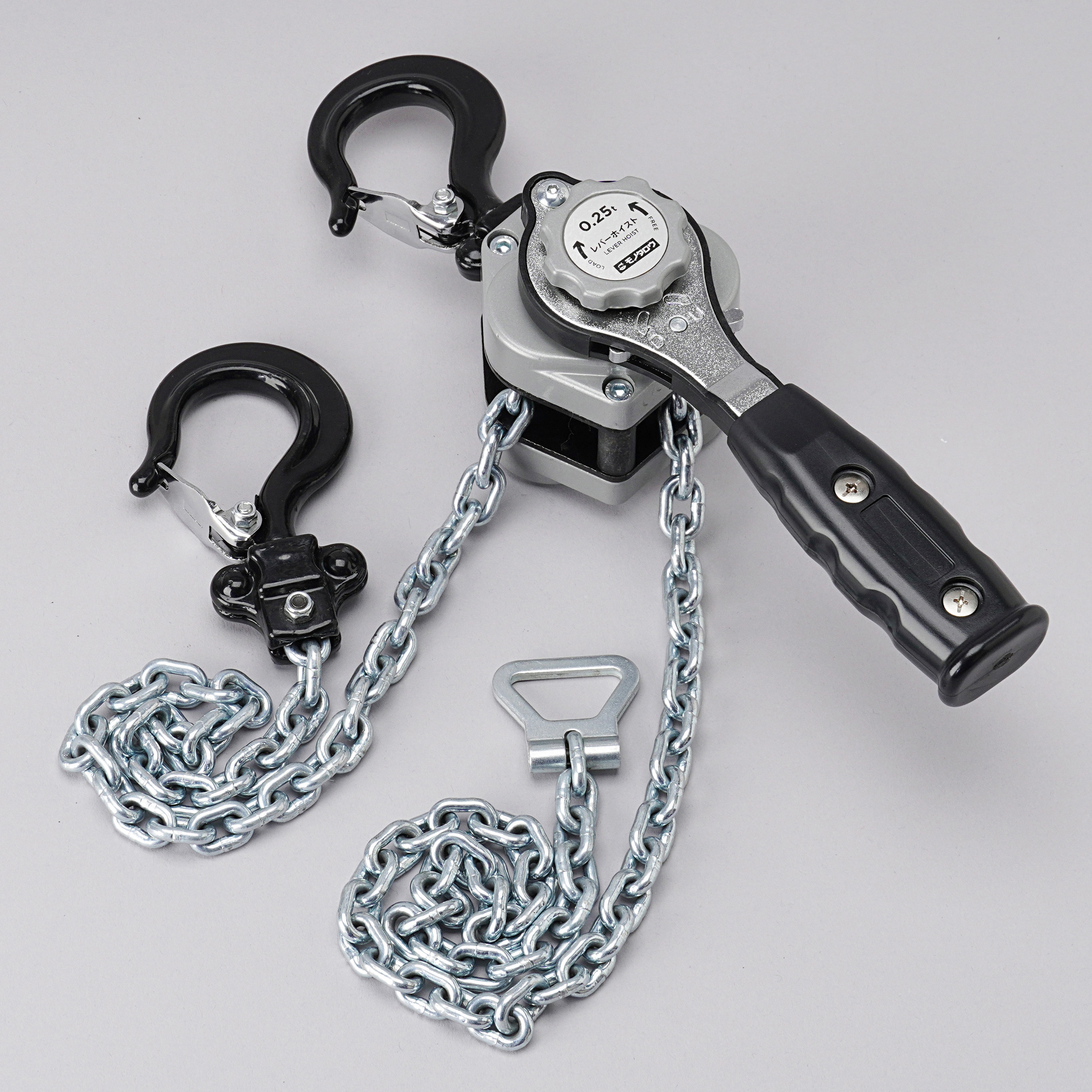 レバーホイスト 軽量・強靭アルミボディ モノタロウ 荷重0.25t