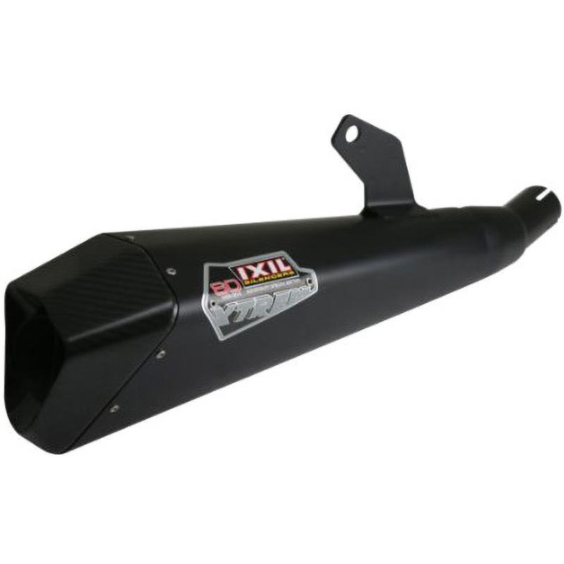 IX-FS8864C IXIL(イクシル) SUZUKI GSX600R '11-'15/GSX750R '11-'15 X55C スラッシュコーン スリップオン マフラー MAD MAX(マッドマックス) ブラックHTペイント 長さ331mm  IX-FS8864C