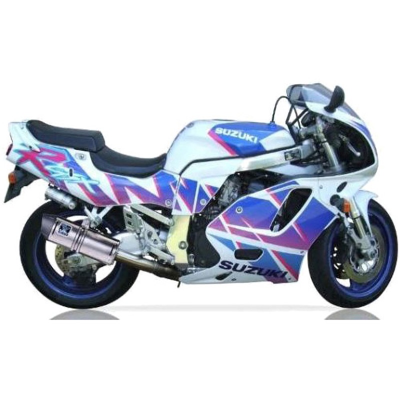 IX-OS8061VSE IXIL(イクシル) SUZUKI GSX750RW '92-'95 SOVE オーバル 2-1 スリップオン マフラー MAD MAX(マッドマックス) マットポリッシュ 長さ493mm  IX-OS8061VSE
