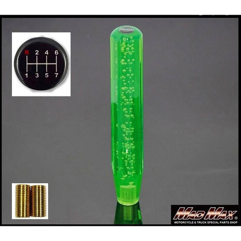 クリスタル シフトノブ 泡 ロング ふそう スーパーグレート日野