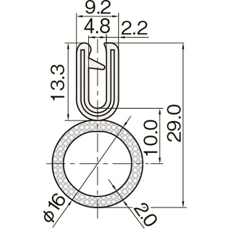 岩田製作所 トリムシール 6100-B-3X48CT-L55 6100シリーズ Cタイプ 黒 岩田製作所 トリムシール 4100シリーズTPE 55M 1個 4100-B-3X48CT-L55