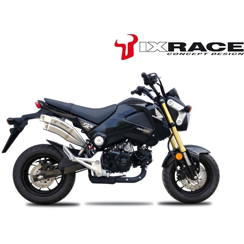 IX-QH6315 IXRACE HONDA MSX 125/GROM Z7 ツインアップ スリップマフラー 1セット MAD MAX(マッドマックス) 【通販モノタロウ】
