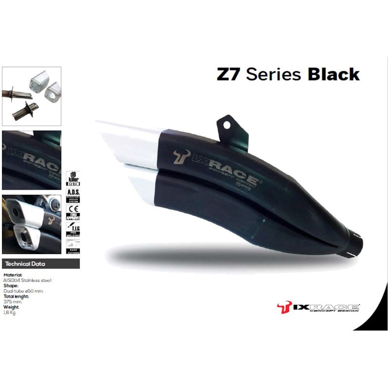 IX-QH6315B IXRACE HONDA MSX 125/GROM Z7B ツインアップ