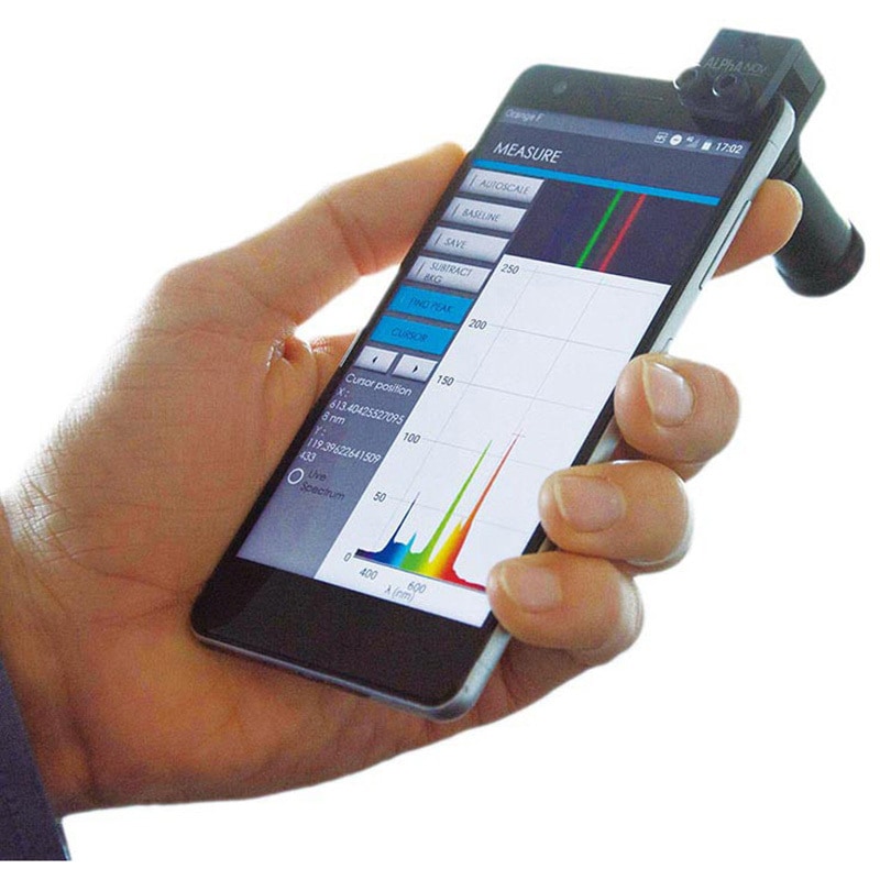 GoSpectro 小型分光計(スマートフォン対応) 1個 ケニス 【通販モノタロウ】