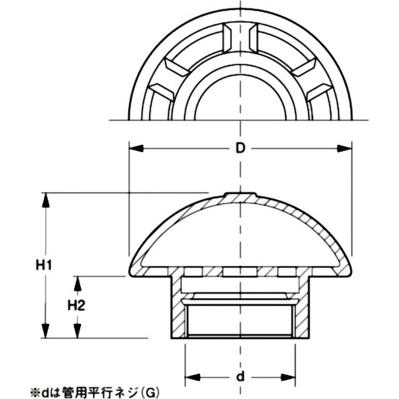 D-110A 100 露出型ベントキャップ・アルミ製 1個 アウス 【通販 D-110A 100 露出型ベントキャップ・アルミ製 1個 アウス 【通販