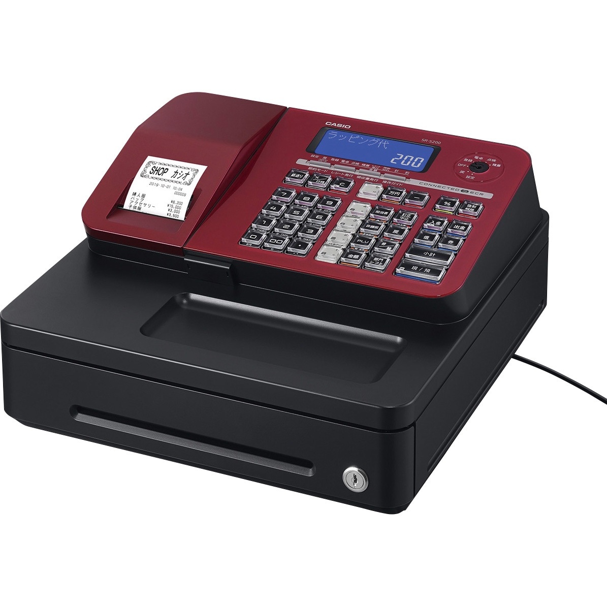 CASIO 電子レジスター SR-S200 カシオ レジスター SR-S200-EX Bluetoothでスマホと連携！軽減