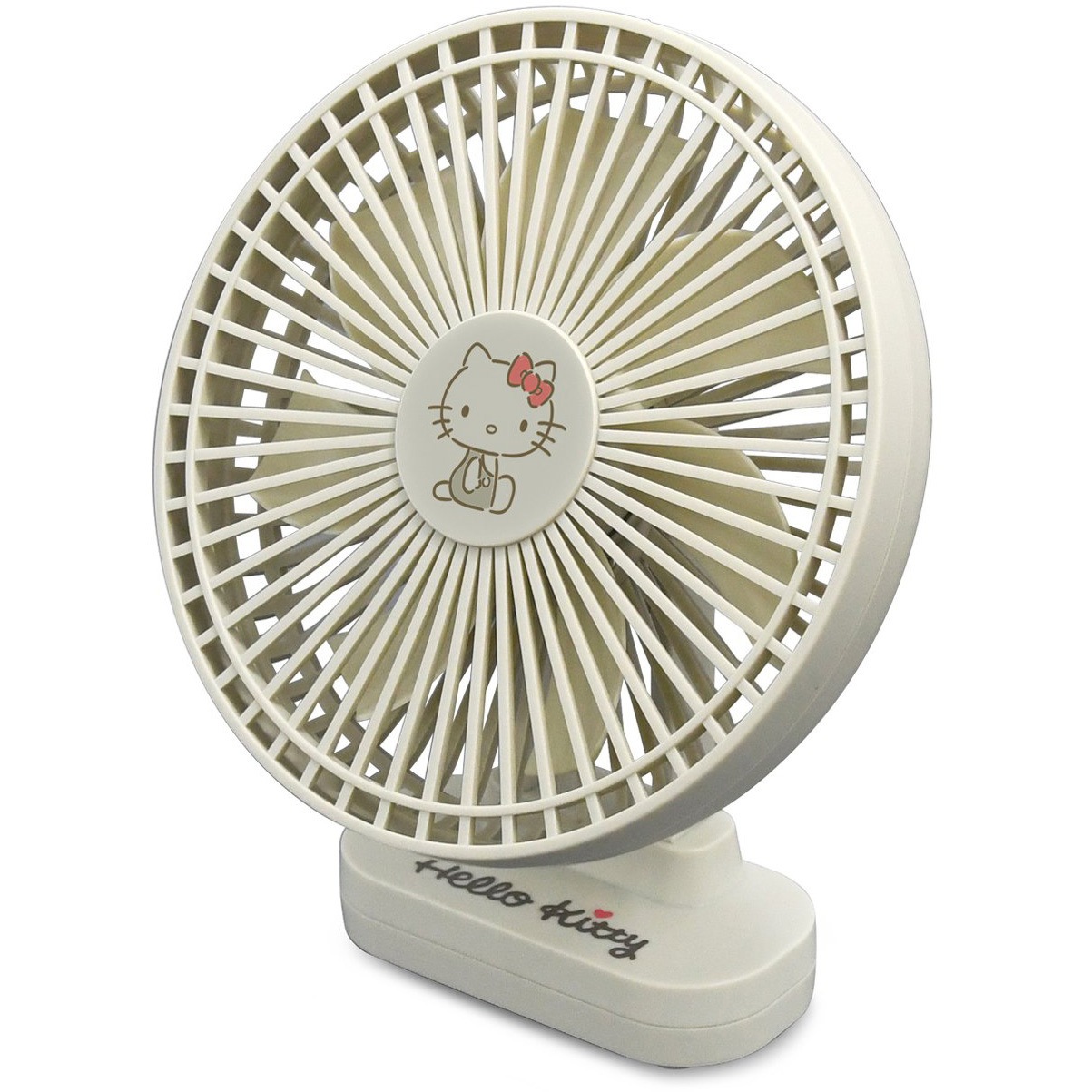 USB 卓上扇風機 サンリオ ハローキティ 風量3段階 切タイマー付き