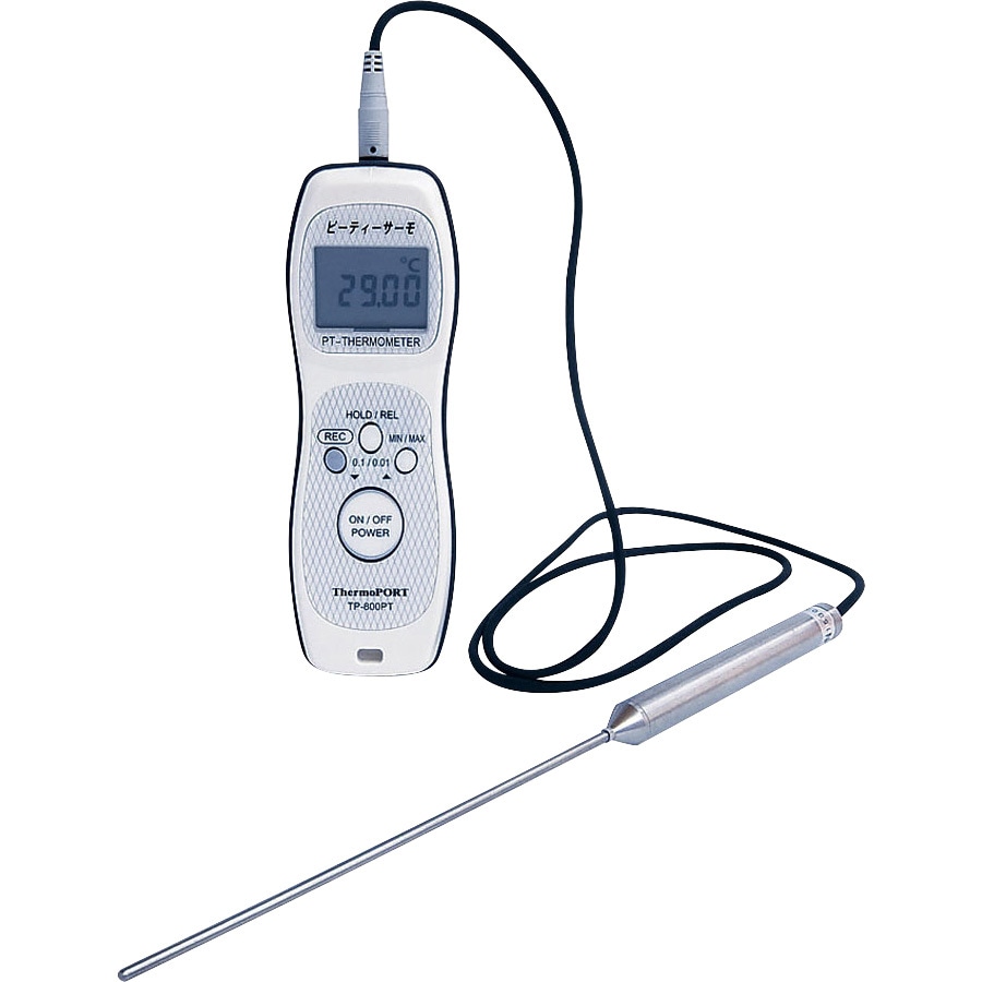 TP-800PT・Pre 標準ハンディ白金温度計 ピーティーサーモ 1個 サーモポート 【通販モノタロウ】
