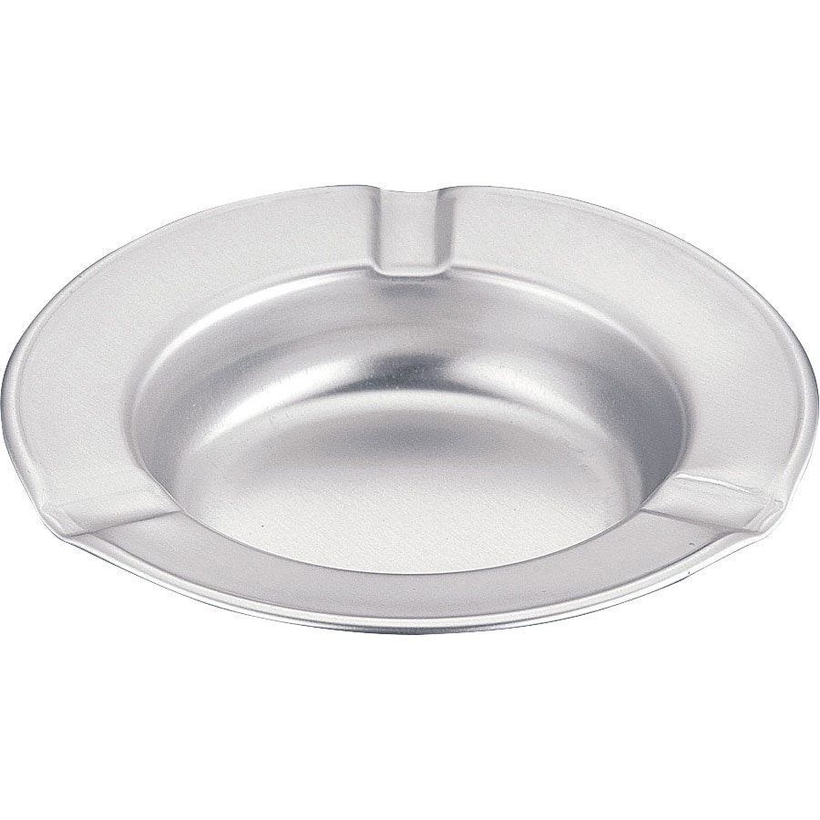 アルミ シルバー灰皿 1個 前川金属工業所(宝こづち印) 【通販モノタロウ】