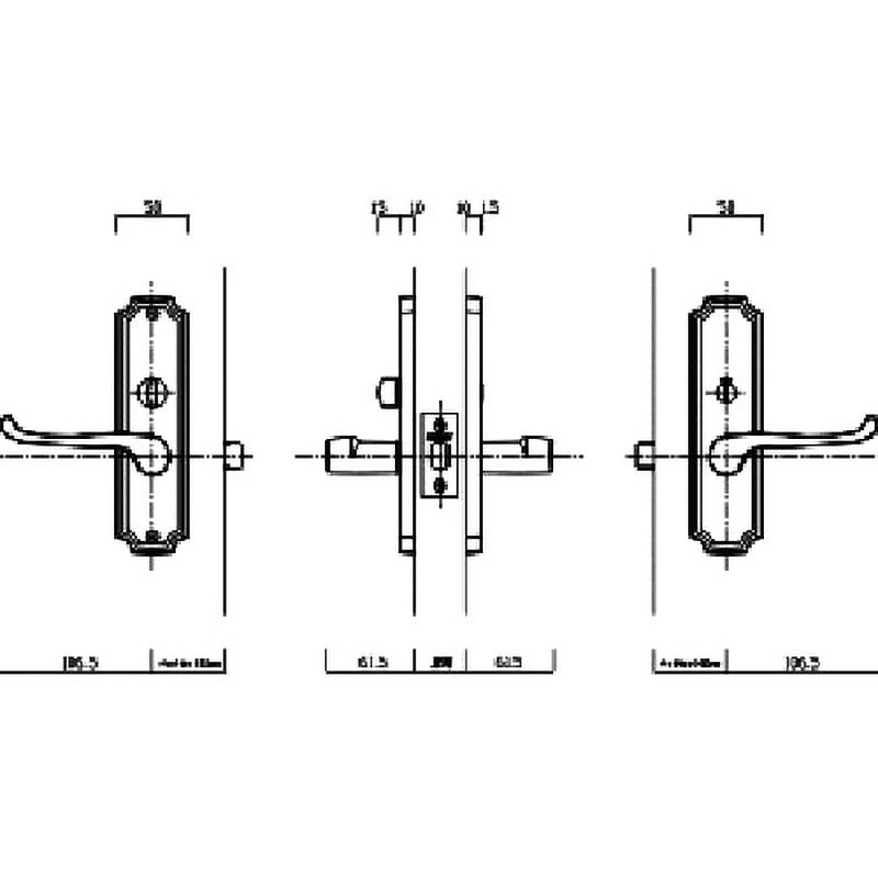 長沢製作所 リヴィエール 17 AB(アンティックブラスメッキ) TL-1713 1個 長沢製作所 リヴィエール 17 AB(アンティックブラスメッキ) TL-1742 1個