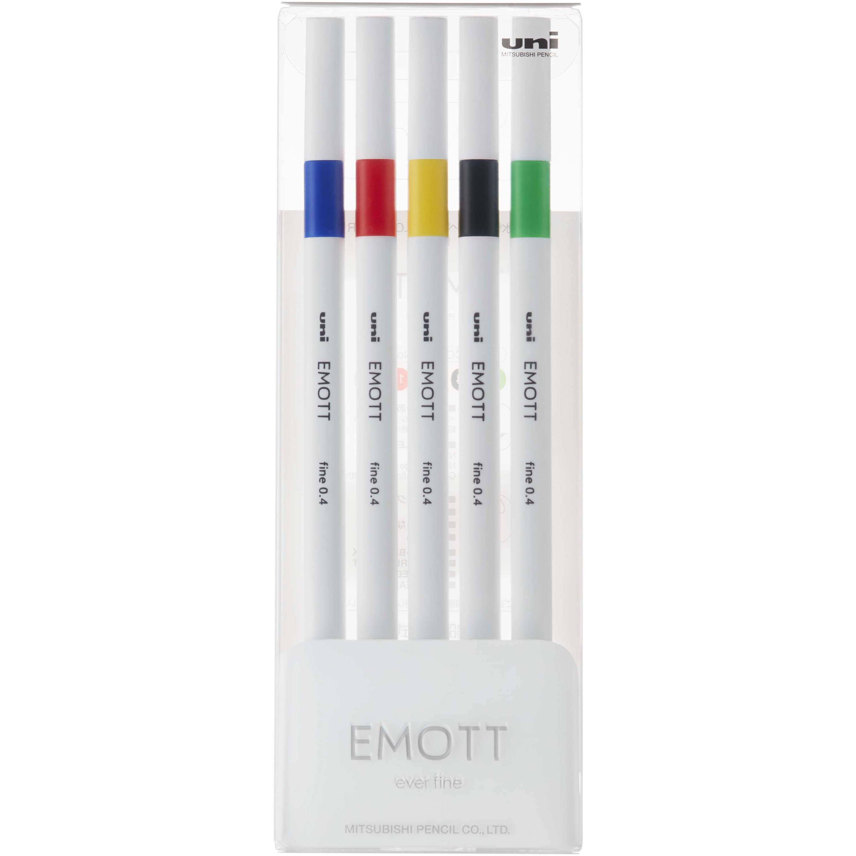 PEMSY5C.NO1 水性サインペン EMOTT(エモット)セット 1セット(5本