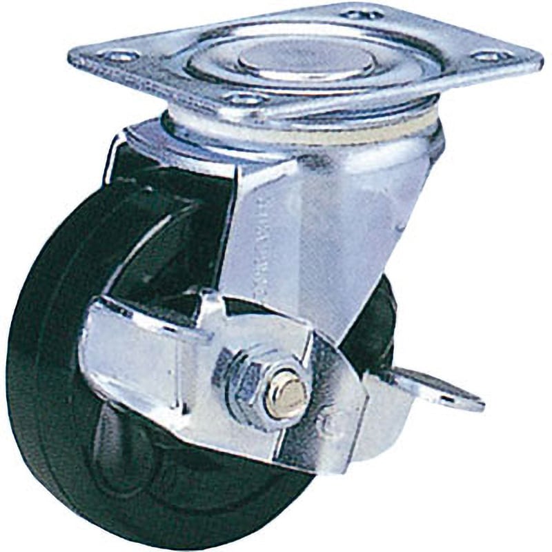 NO.108BS 100B トラック型ストッパー付自在車 ローラーベア入り